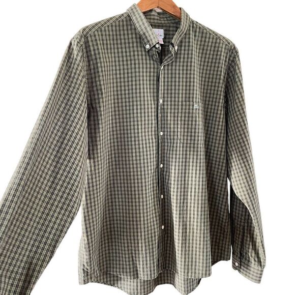 NOT FOR SALE Vintage Lacoste Plaid Button Up Shirt - Picture 2 of 7